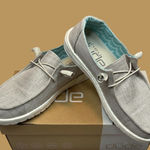 Hey Dude Wendy Chambray Beige Slip On Shoes Women Size 7 Workwear Weekend Photo 0