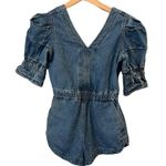 SEA New York Dagmar Denim Puff Romper (0) Photo 0