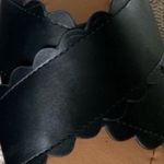 Qupid Scalloped Criss Cross Slides Photo 8