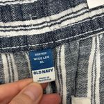 Old Navy NWT High Waisted Striped Wide Leg Linen Cotton Pants - Size XL Photo 6