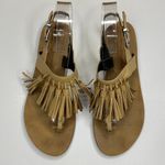 Rebecca Minkoff  Erin Nude Leather Tassel Sandal in Nude - Size 6 1/2 Photo 1