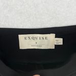 Anthropologie Exquise Dress Pants Womens M Black Stretch Side Zip Straight Leg Size M Photo 3