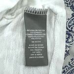 Sharagano White twist front paisley print flutter sleeve top size XL Photo 5