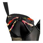 Victoria's Secret Y2K victoria’s Secret NWT Teddy Bustier garter black satin mesh ruffle skirt 34B Photo 3