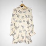 Proenza Schouler Sample Dress Embroidered Cream Long Sleeve US 4 / Small Photo 2