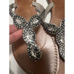 Mystique Boutique  Crystal embellished Sandal Size 10 Handmade Photo 1