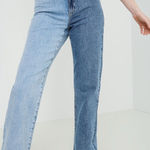 Garage  Denim 90's Straight Jean - Two Tone Indigo Photo 0