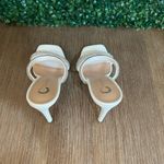 Journee Collection Reena White Rhinestone Heels Size 9 β Bridal Dressy Mule NEW Photo 7