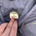 Gymshark Cropped Hoodie Sweatshirt Womens Medium Blue Athletic Workout Photo 5