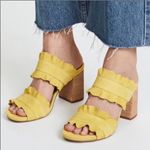 Free People  Rosie ruffle block heel sandals sz 37 Photo 4