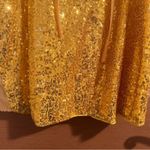 Elegant Gold Sequin Dress Size 6 Photo 7