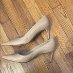 Stuart Weitzman  Patent Nude 3 inch Point Toe Heel size 7.5 Photo 3