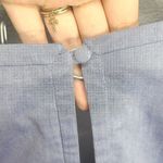 C/MEO COLLECTIVE  Blue V-neck Blouse Size Medium Photo 3