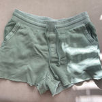 Aerie  green sweatshorts Photo 0