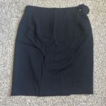 Mondi Black Pencil Skirt with Buckle Accent Office Neutral Formal Casual 6 Photo 0