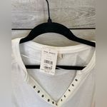 We The Free  White Long Sleeve V Neck Top Photo 1