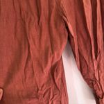 Monteau  Rose Pink V-Neck Surplice Short Sleeve Belted Wide Leg Jumpsuit Small S Photo 15