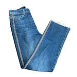 J Brand Jules crystal-embellished high-rise straight-leg jeans. Size 25 Photo 11