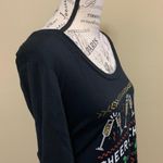 Fifth Sun Semi Sheer Holiday Short Sleeve T-Shirt Photo 5