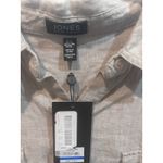 Jones New York NWT Linen Blend Button Front Long Sleeve Shirt Top Womens Plus XL Photo 2