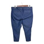 Gap Slim City Denim Trousers Tapered Dark Wash Stretch Ankle Pants Women's 14R Photo 1