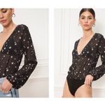 superdown Revolve Celestia Star Sheer Bodysuit Photo 1