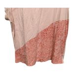 H by Halston  Pink Cotton Blend Geometric Short Sleeve TShirt Sizd Large Photo 2