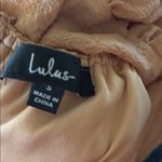 Lulus Hello Sweetheart Peach Plaid Puff Sleeve Tiered Midi Dress S Cottagecore Photo 8