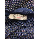 Free People  Filter Finish Mesh Embellished Slip Maxi Dress Women's M Blue Photo 4