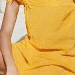 Cuyana  Seersucker Twisted Shoulder Dress Daffodil Photo 0