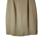 Ann Taylor Skirt Suit Womens Size 4P Beige Black Fully Lined Blazer Pencil Petit Photo 8