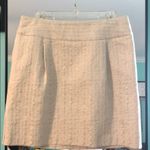 Merona  Womens Tweed Metallic Mini Skirt Size 10‎ Gold Sparkle ALine Pleated Photo 0