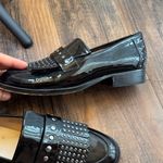 Botkier  Victoria Black Patent Leather Studded Flats Photo 7