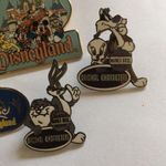 Lot Of 4 Pcs - Disneyland Brooches Pins Souvenir Collectibles Photo 1