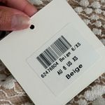 Selfie Leslie  NWT Bobby Bardot Neckline Floral Lace Overlay Dress Beige Photo 7