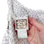 Gunne Sax Vintage 70s White Floral Dress & Cardigan Sz 14 Photo 2