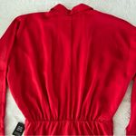 EXPRESS Portofino Shirt dress Red Size M Photo 4