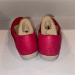Earth Origins Openwork Knit Slip-Ons Faye 7Wide Red Raspberry Vegan Friendly EUC Photo 3