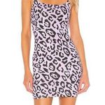 superdown REVOLVE Lilac Purple Leopard Tank Dress sz Medium Kimbra Mini Tank Photo 0