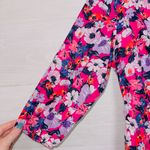 ON 34th Women's Size Large Pink Floral Print V Neck Maxi Dress Photo 2