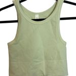 LT Basics Key Lime Green Seamless Ribbed Cropped Active Tank Size undefined Photo 0