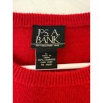 Jos. A. Bank Long Sleeve Crew Neck Pullover Cashmere Sweater Red Women's Large Photo 3