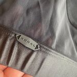Koral  faux leather racerback mesh sports bra size S‎ Photo 4