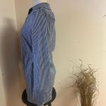 Liberty Love Blue and White Striped Tunic Dress with cutouts Photo 3