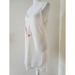 VTG Nightgown Expressions By California Dynasty White Embroidered Gown S… Size L Photo 3