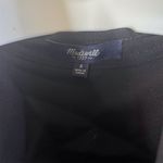 Madewell  Women's Black V-Neck Shift Dress Long Sleeve Size Small Formal Church‎ Photo 5