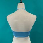 Free People NWT Toast Swim Signature Apex Bikini Top Size S Sky Blue Swim Beach Paddle Surf Photo 3