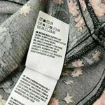 American Eagle  Outfitters Black Floral Short Sleeve Top Size M Photo 3