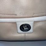Coach ‎ 2012 Tan and Cream Penelope Pebbled Leather Bag Photo 3