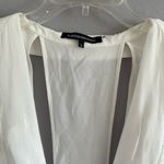 Foreign Exchange Cold Shoulder Button Front Top Photo 2